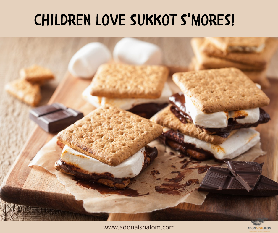 Children love Sukkot Smores 3
