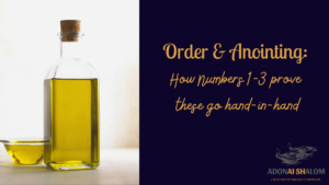 Order Anointing Numbers 1 3