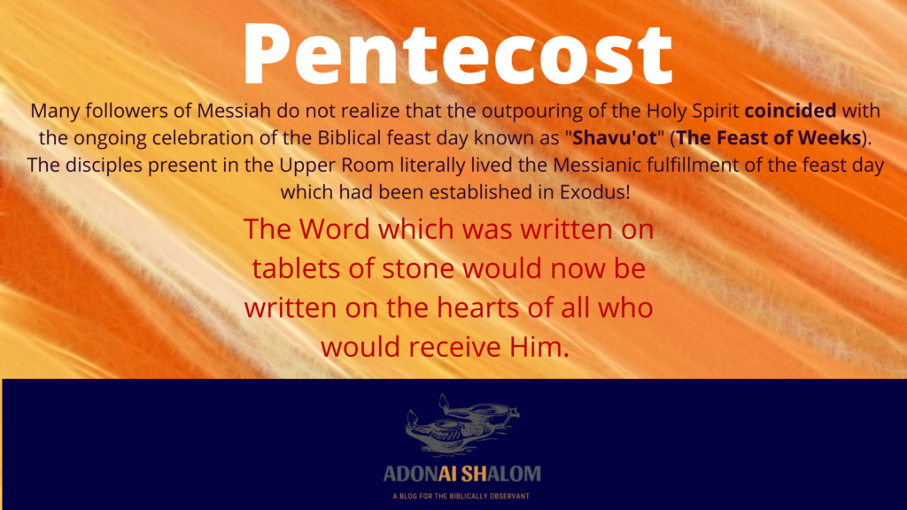 Pentecost Shavuot banner