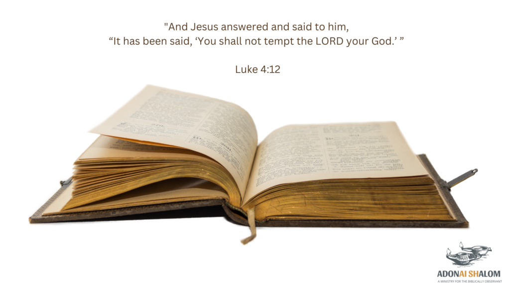 Luke 4 12