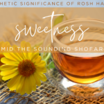 Sweetness amid sounding shofar Rosh HaShanah Yom Teruah