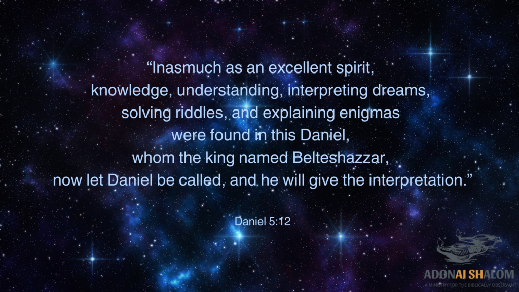 Daniel and Belshazzar